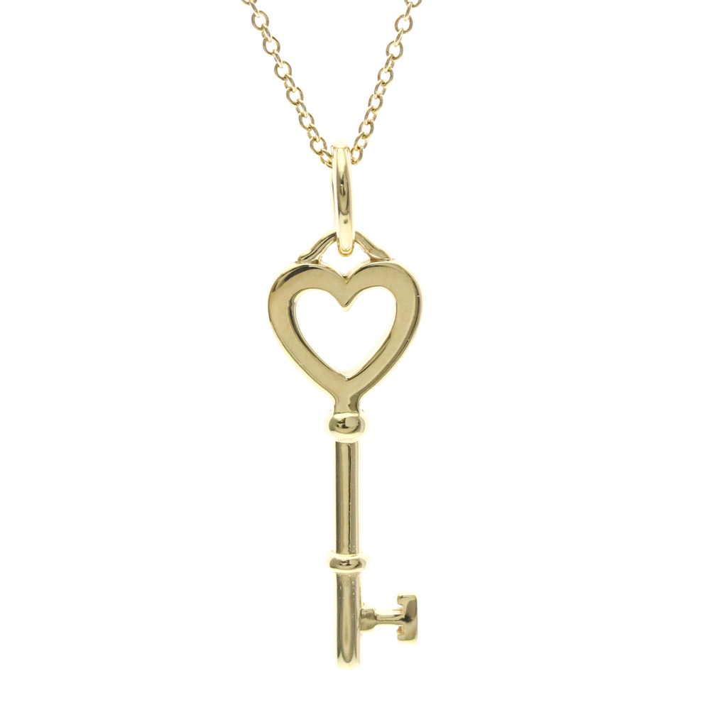 TIFFANY 18k Gold Heart Necklace